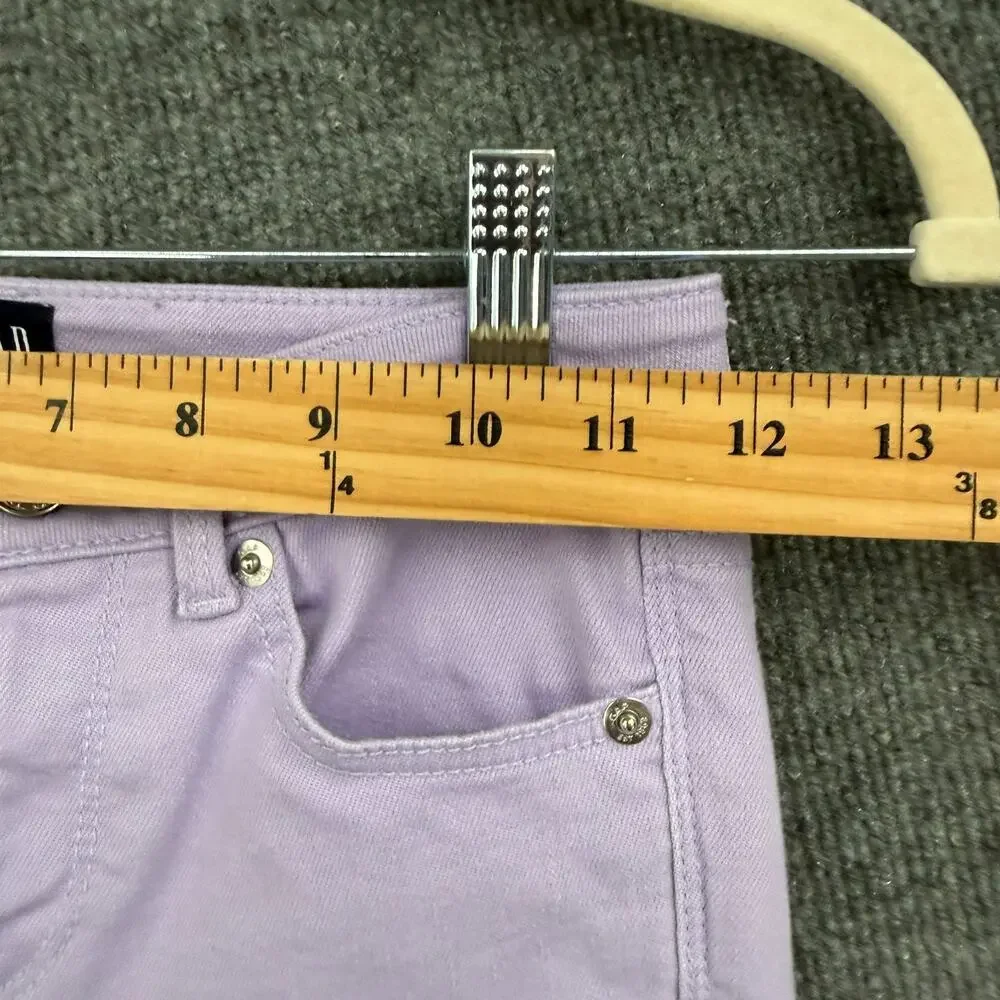 Gap Girls Super Skinny Jeans Size 8 Lavender Stretch Denim Adjustable Waist